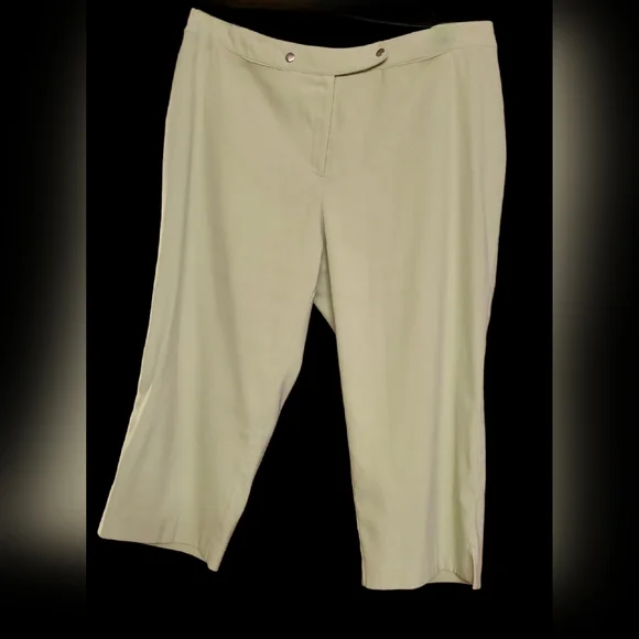 Bette & Court size 16 lime green capri pants - Picture 1 of 9